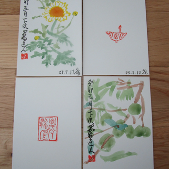 夏の植物　ポストカードセット　その2　②の画像