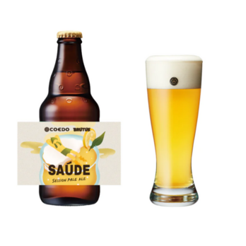 BRUTUS x COEDOコラボビール SAÚDE 1ケース（24本）の画像