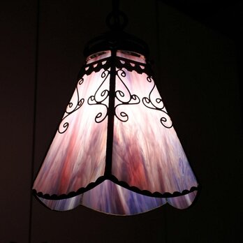 １点物 パルテノンの灯り ステンドグラス ランプ 照明の画像