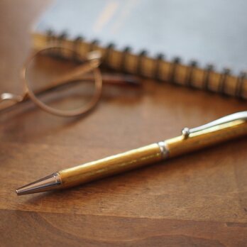 ツイスト式ボールペン（真鍮タイプ）の画像