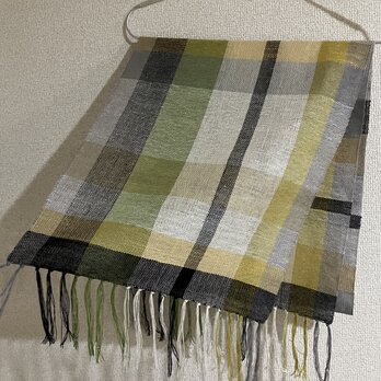 手織りストール　A67の画像