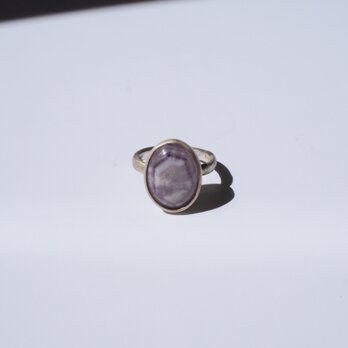 ファントムアメジスト　シルバーリング　Phantom quartz amethystの画像