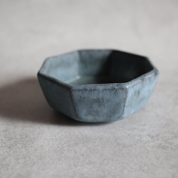 八角形の小鉢　朝もや