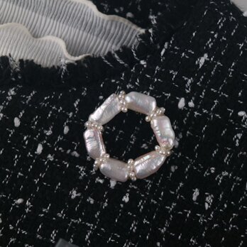 スタイリッシュな真珠サークルの画像