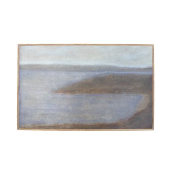 Sebastiano Benegiamo(セバスティアーノ・ベネジャーモ)「morbide nuvole」(うす雲)、油絵の画像