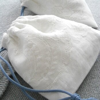 花lace×linen PouchSetの画像