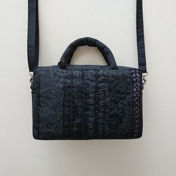 BLACK FRANCE RIBBON 2WAY MINI BAGの画像
