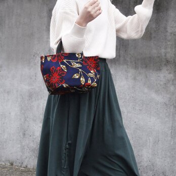 アフリカ布のランチトート｜アフリカンプリント / ランチバッグ / お弁当 / お散歩