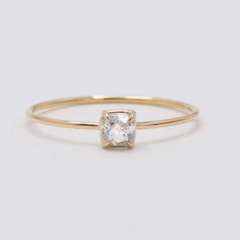 Stella baby square diamond ringの画像