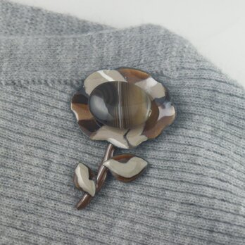 秋色ブラウンアゲートの花