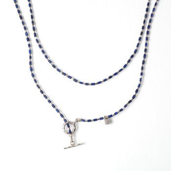 -lapis lazuli- rope_long necklaceの画像