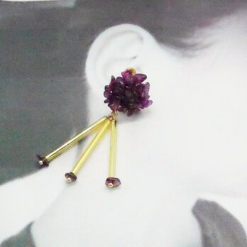No.47  dahlia　イヤリングの画像