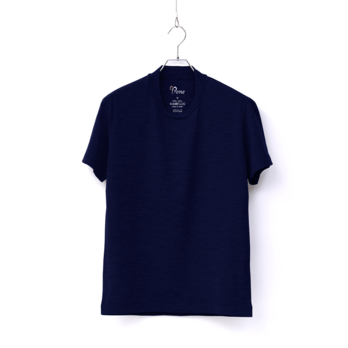 【ユニセックス】C HIGH END メリノウールＴシャツ　(900ネイビー　Sサイズ)の画像