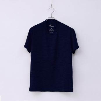 【ユニセックス】C HIGH END メリノウールＴシャツ　(900ネイビー　Sサイズ)の画像
