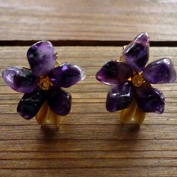 Purple Glass Flowerの画像