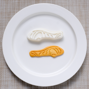 鮭の切り身（クッキーカッター・クッキー型）の画像