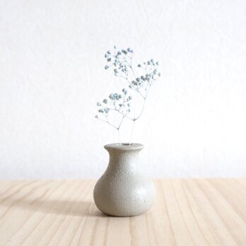 SMALL VASE -STONE TASTE-　BEIGE　一輪挿し 小型花瓶の画像