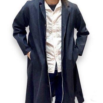 岡山セルビッチデニム9.5ozシャツジャケット/ユニセックス・デニム好きのためのジャケット