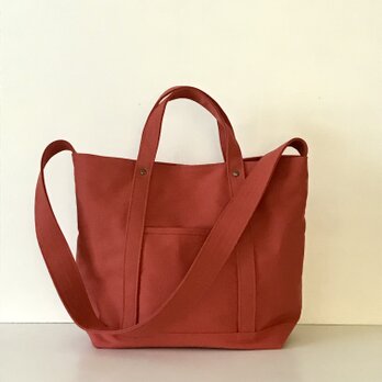 365TOTE - 2WAY（10号帆布/茜）の画像