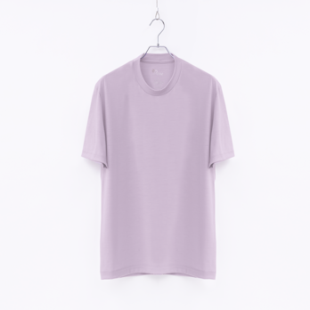 【ユニセックス】C BASIC　メリノウールTシャツ　(300ライトピンク　Mサイズ)の画像