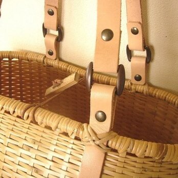 竹トートバッグ 「bamluxe tote」の画像
