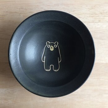 リム深皿（クロクマ）