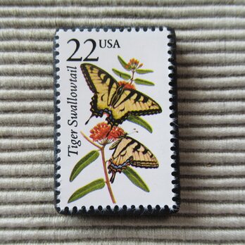 アメリカ　野生動物切手ブローチ 8872の画像