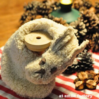 子供　マフラー うさぎ　／　ウサギ 子供 ネックウォーマー 防寒 ベビー 冬物　マフラー　クリスマス　プレゼントの画像
