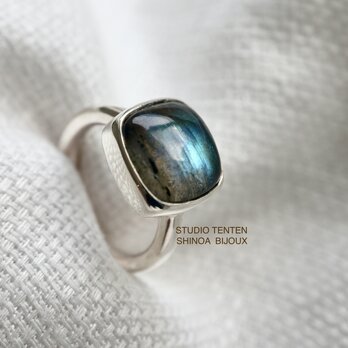 [アゲハ蝶のlabradorite]ringの画像