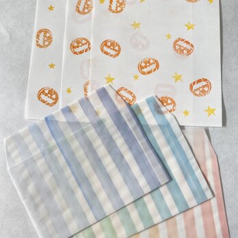 ほんのり透ける☆ハロウィンのレターセット A/406の画像
