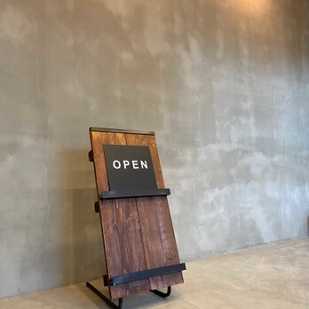 数量限定　RDS-KB　看板　OPEN / CLOSE　オープン　立て看板　サインボード　メニュー　サインスタンド　店舗の画像