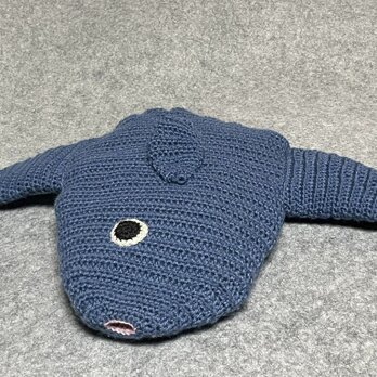 【DL編み図】かぎ針編み海洋生物マンボウかわいい編みぐるみの画像