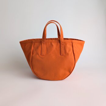 ラウンドトート　（オレンジ）