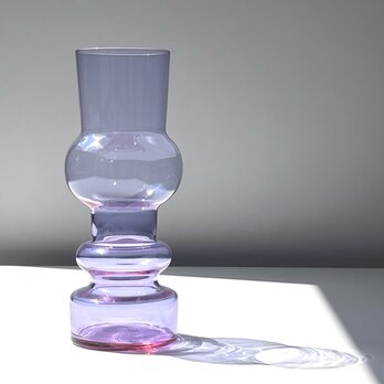 【nuutajarvi】Kaj Franck 1487 ”Spring Vase ”ネオジウムガラス” カイフランク・アメジストの画像