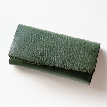 緑色のお財布の画像