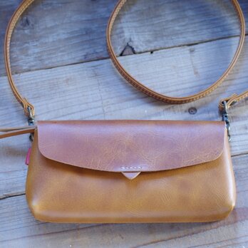 (Y様ご注文品)ポーチウォレット　キャメル