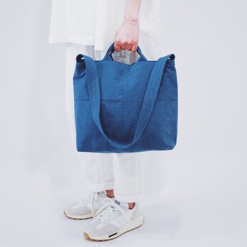 Tote Bag Medium | ブルーの画像