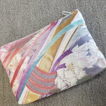 帯リメイク　ポーチNo.1