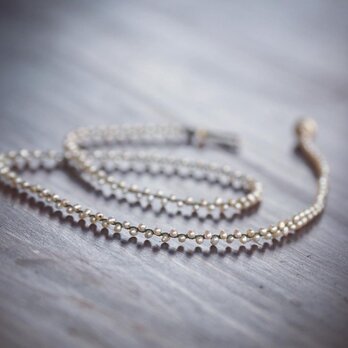 'baby pearl' braid necklaceの画像