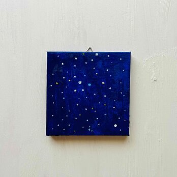 夜空の星々1　油彩・原画　アートパネルの画像
