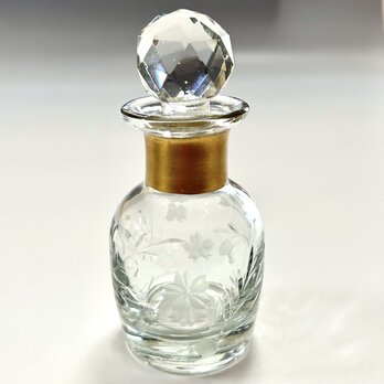 東京切子　香水瓶　桜　ゴールドの画像