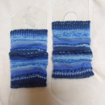手編み靴下 opal11232 ショートウォーマーの画像