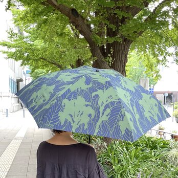 折り畳み傘（晴雨兼用）「カンナ」希望_グリーンの画像