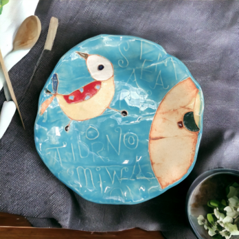 【トルコ青】明るく、楽しく、美味しく！取り皿17 TIDORI 2023 小皿の画像