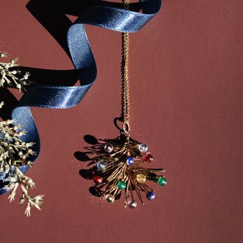 14KGF宝石の実る樹のネックレス　～Jewel Holiday Treeの画像