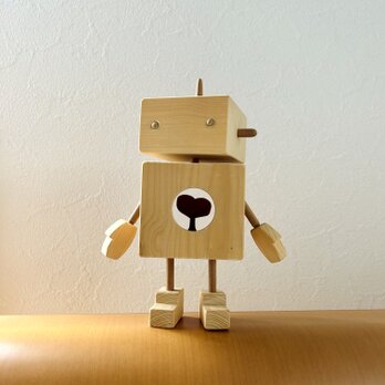 「Little R」木製ロボットの画像