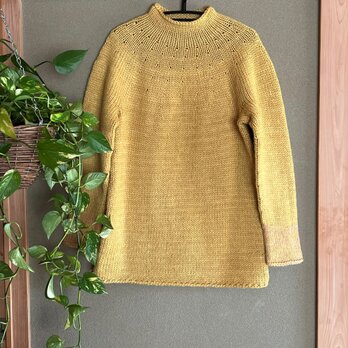 ざっくりロングセーターの画像