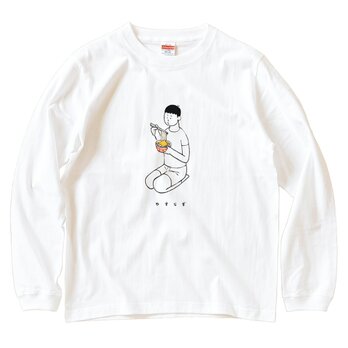 やすらぎのうどん／男子【 長袖 Tシャツ 】の画像