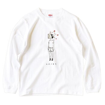 長袖Tシャツ『顔面ケーキ・男子』男女兼用 ロンTの画像