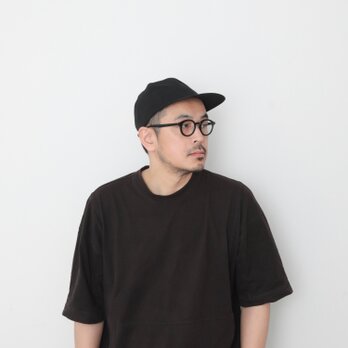 Looks neat cap / blackの画像